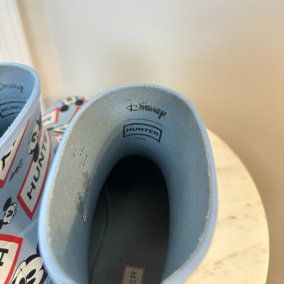 HUNTER x DISNEY Mickey Mouse Rain Boots in Multi Size US 8 / UK 6 - Picture 7 of 8